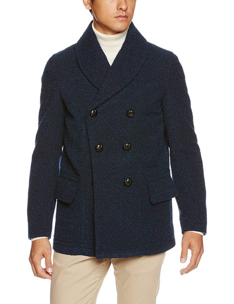 DOPPIAA Navy P Coat