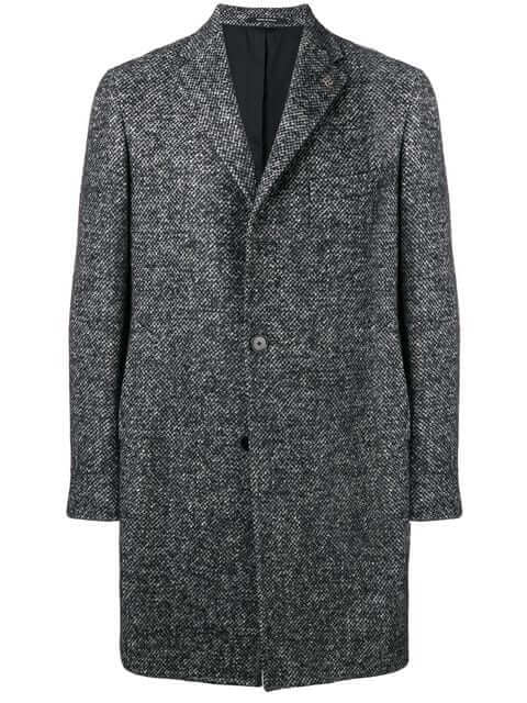 TAGLIATORE speckled coat