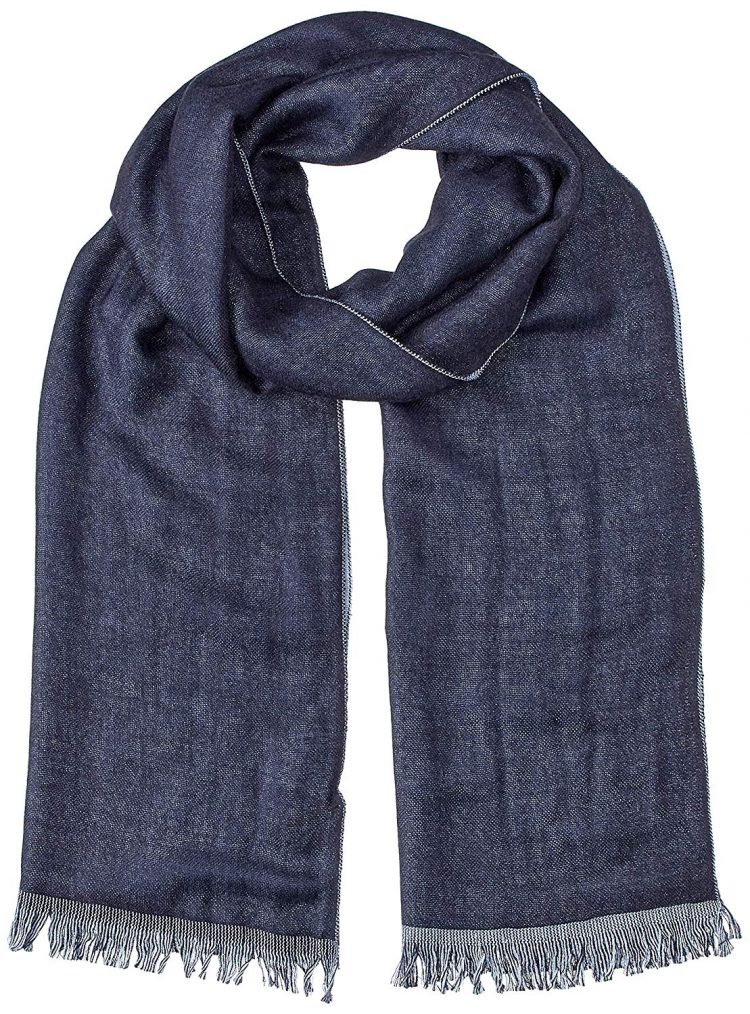 Recommended mufflers for men " ARIANNNA Double Face Cashmere-Silk Mix Scarf