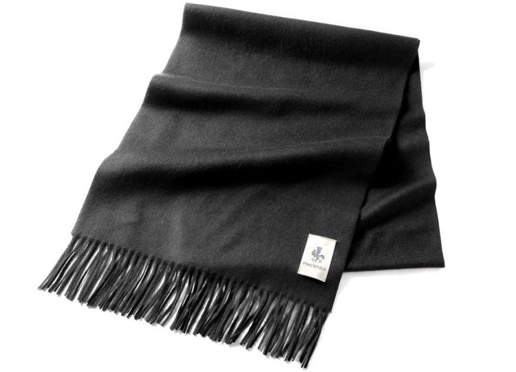 Recommended men's scarves (11) "PIACENZA 100% cashmere solid scarf