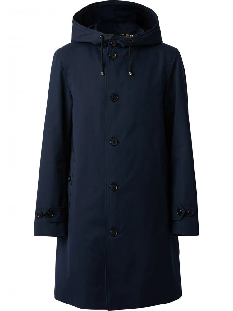 BURBERRY Navy Coat