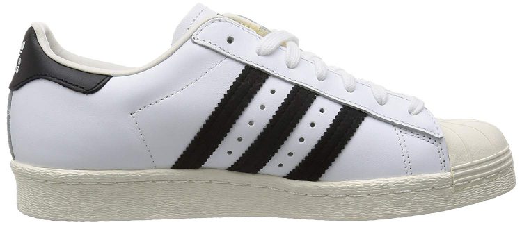 Reason #2 why the Adidas "Superstar" is so popular: "The iconic three stripes with a retro vibe.