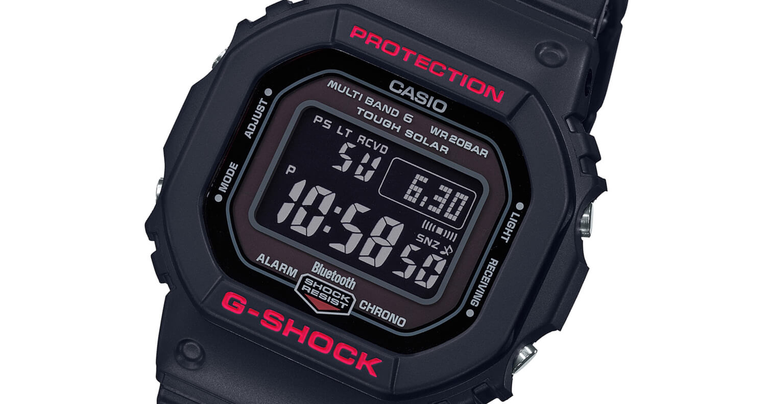 G Shock 5600シリーズの見た目はそのままに中身をアップグレード 最新機能を搭載したモデルが登場 メンズファッションメディア Iicfiicf 男前研究所