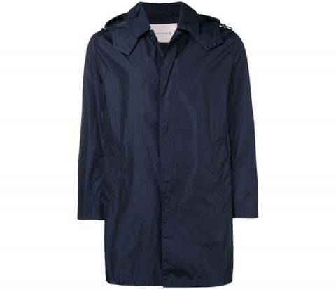 Mackintosh stainless steel collar coat