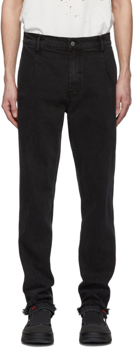 424 (Forty Four) Black Lean Fit Jeans