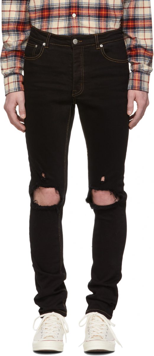 Stolen Girlfriends Club ripped black denim