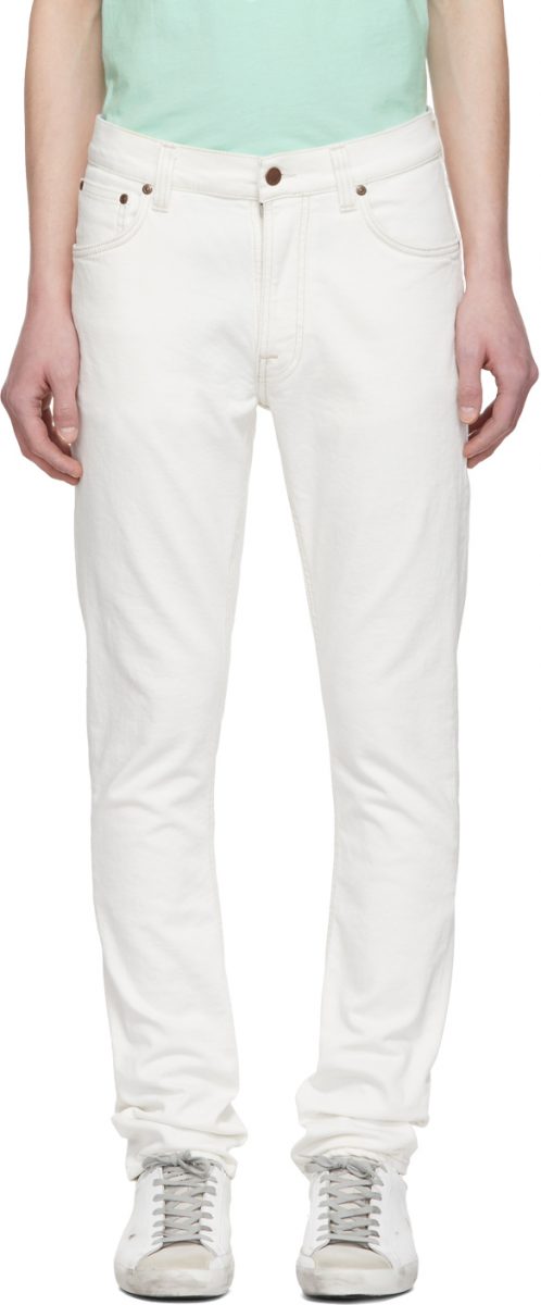 Nudie Jeans White Jeans