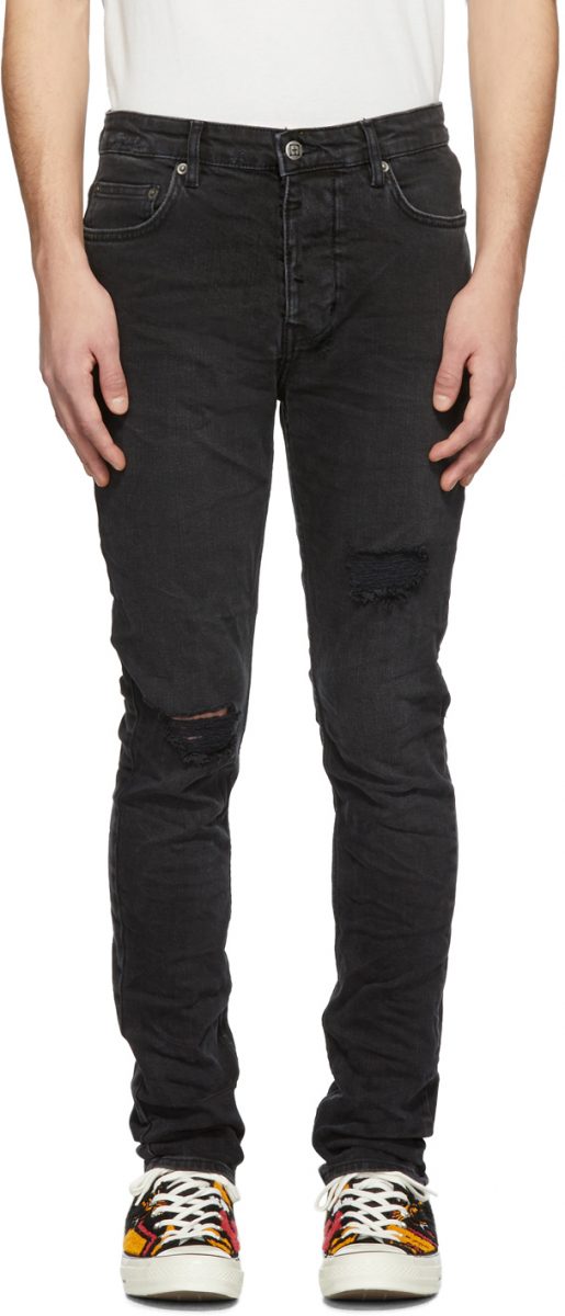 Ksubi Damaged Black Denim