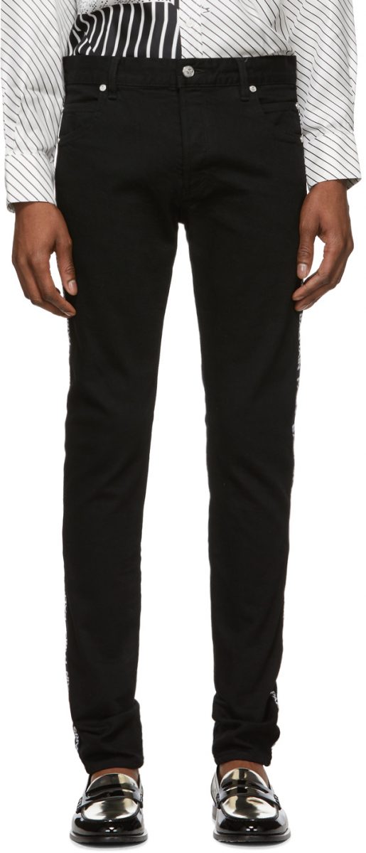 Balmain Black Denim Slim Fit Type