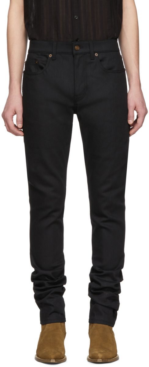 Saint Laurent Skinny Black Denim