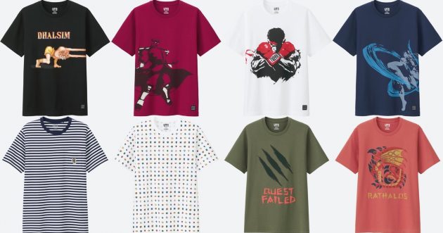 UNIQLO “UT” releases T-shirts in collaboration with two major Capcom games, “Monster Hunter” and “Street Fighter”!