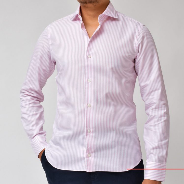 ピンクシャツ メンズコーデ特集 色合わせの妙で洒脱に仕上げた着こなし シャツブランドを紹介 メンズファッションメディア Apgs Nsw ページ 5apgs Nsw 男前研究所 ページ 5