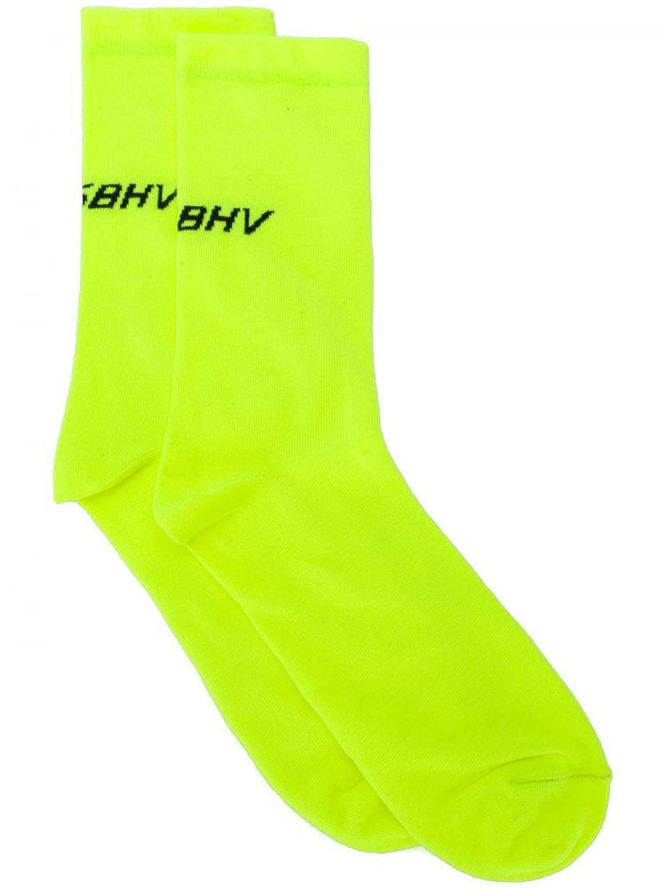 MISBHV Neon color logo socks
