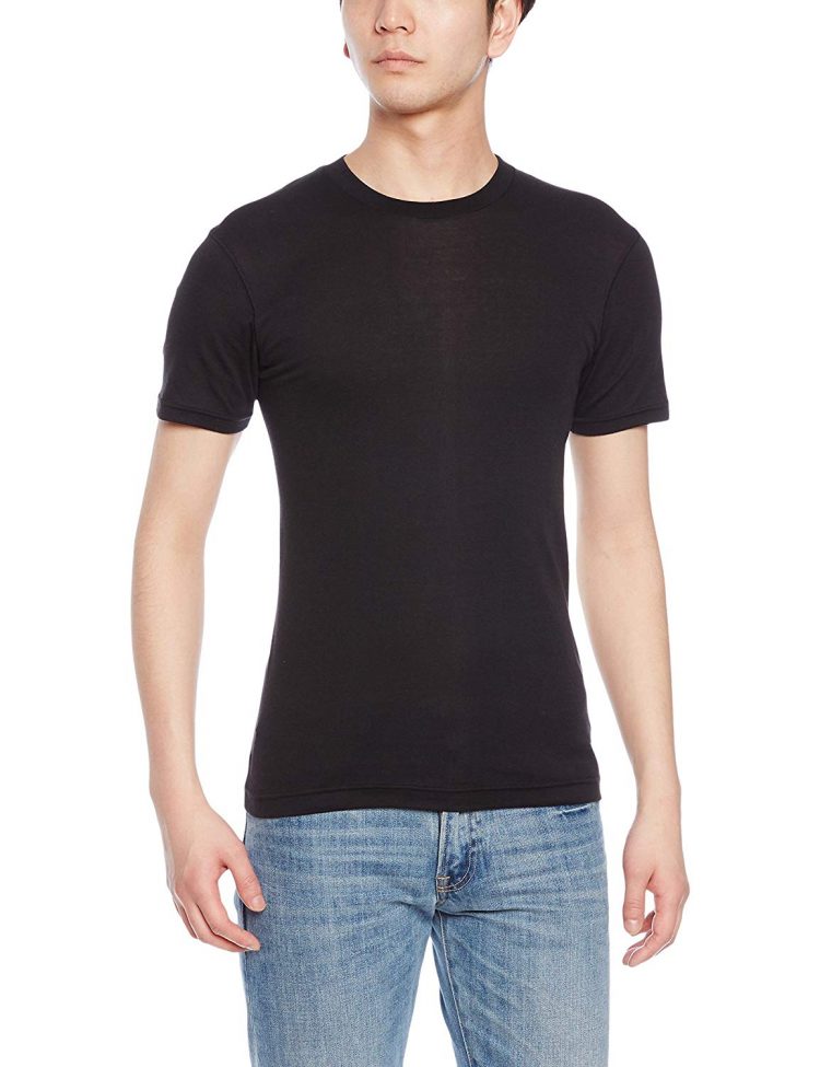 こんなコーデのインナー使いに最適な黒Tシャツはコレ！「N.HOOLYWOOD(エヌハリウッド) Tシャツ」