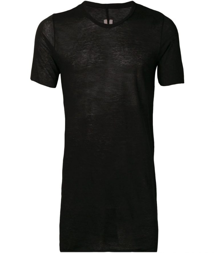 こんなコーデのインナー使いに最適な黒Tシャツはコレ！「RICK OWENS(リック オウエンス) ルーズフィット Tシャツ」