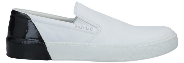 The painted design on the back gives the PREMIATA panel sneaker a unique look.