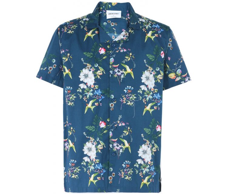 ANERKJENDT patterned shirt
