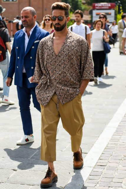 Men's Summer Coordinate (7) "Incorporate the essence of mode into your styling with items that are shaped and made of different materials.