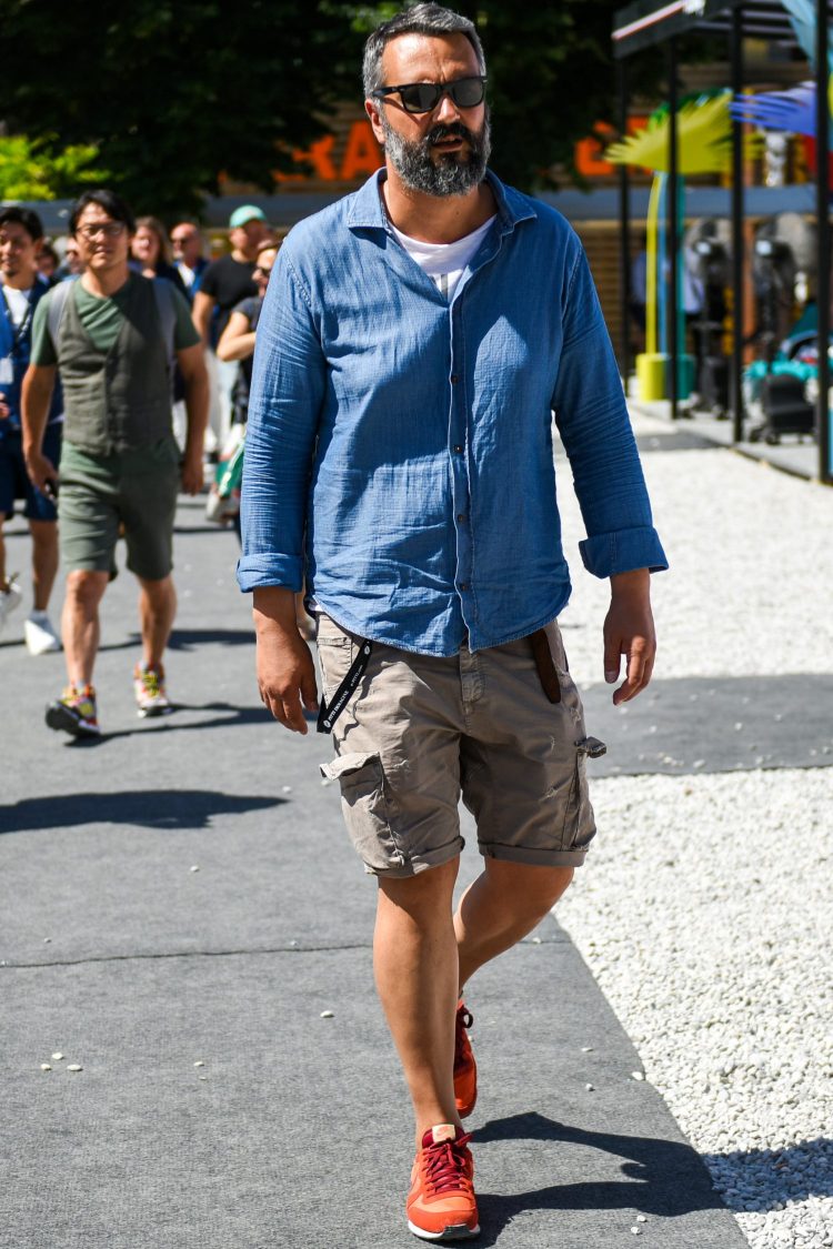 ＋Denim shirts with +α textures give your coordinates a unique look!