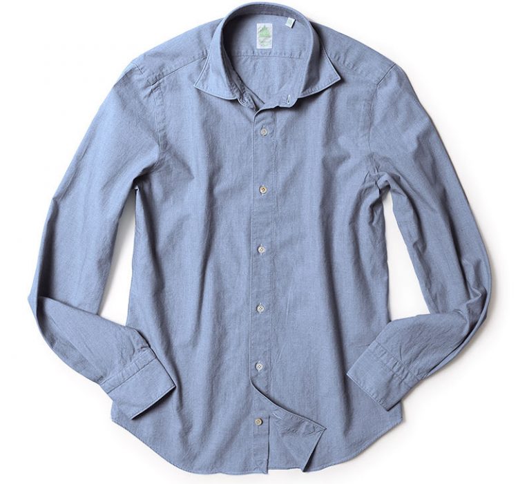 Finamore Chambray Denim Shirt