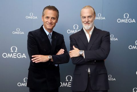 President and CEO of OMEGA, Raynald Aeschlimann & Victor Vescovo