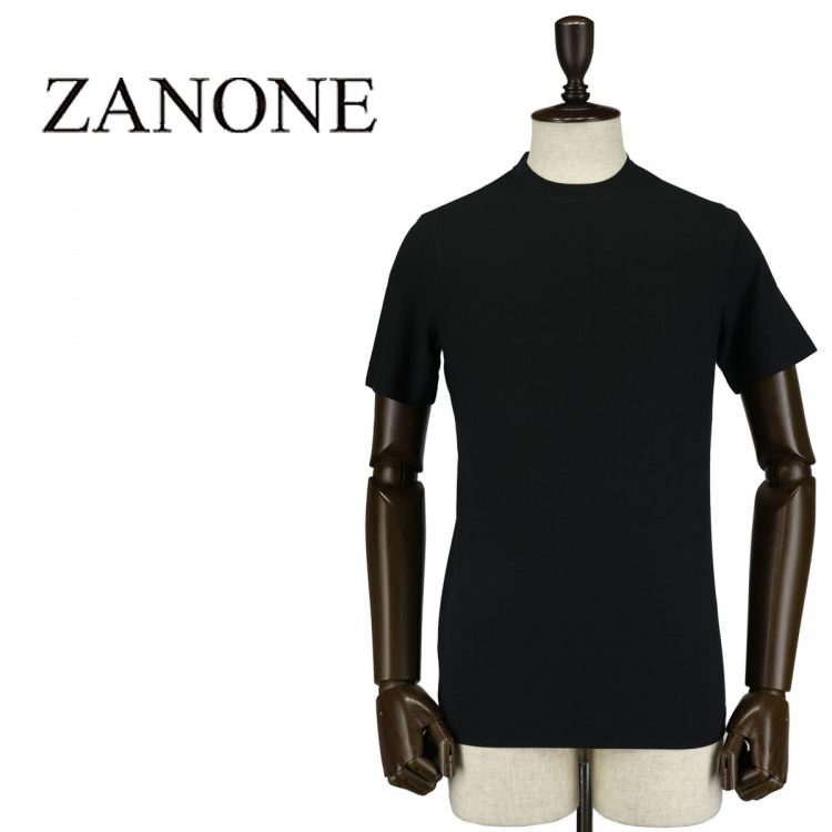 ZANONE(ザノーネ) 黒Tシャツ