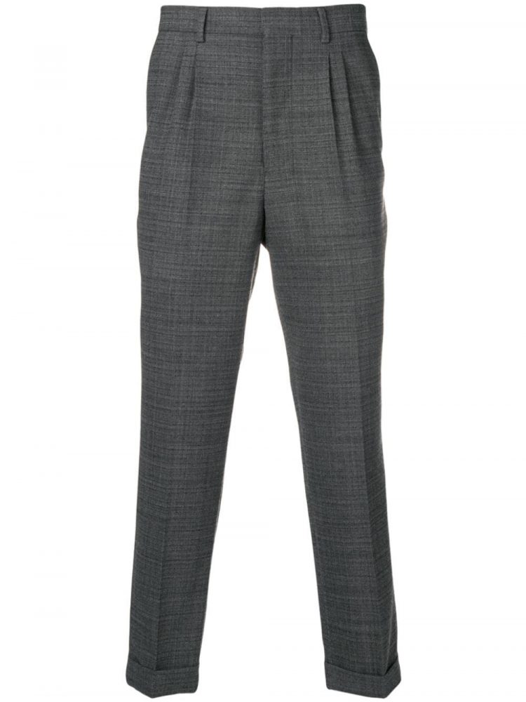 AMI ALEXANDRE MATTIUSSI Carrot fit pleated pants