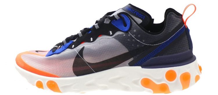 Nike React Element 87 Thunder Black
