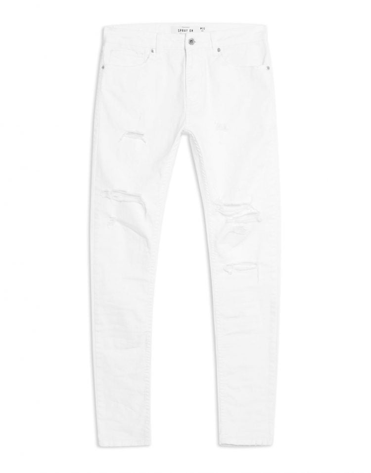 TOPMAN Damaged Jeans