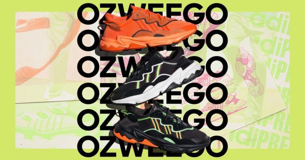 New colors for adidas Originals’ rising star sneaker ” OZWEEGO,” born from a fusion of high-tech and bio…