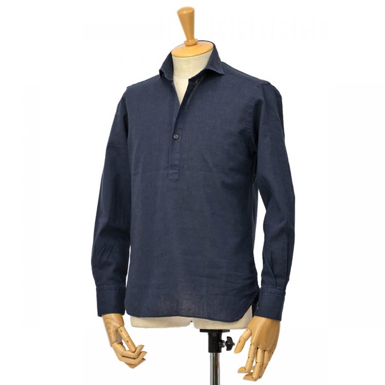 ORIAN Linen pullover shirt
