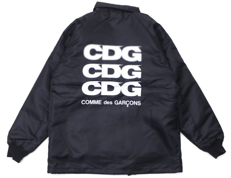 CDG Coach Jacket " "Printed back logo and lining for a playful touch!"