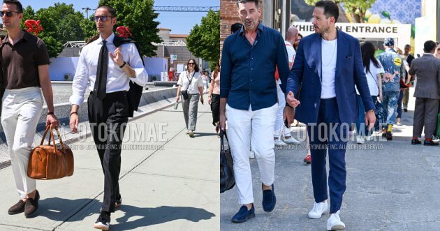 Black Sneakers vs White Sneakers! Comparison from a business perspective & 3 recommended men’s models each.