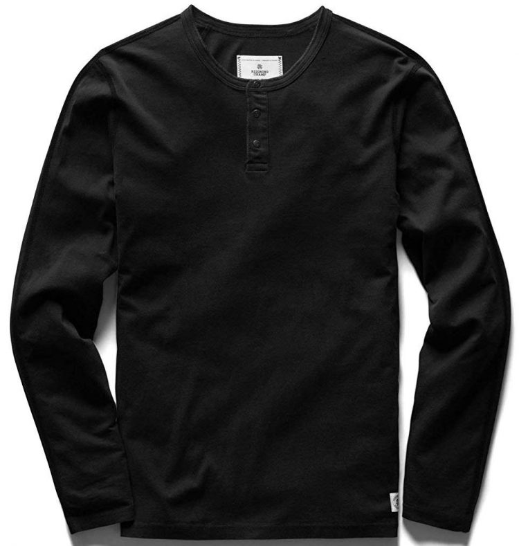 REIGNING CHAMP(レイニングチャンプ) LONG SLEEVE HENRY T-SHIRT