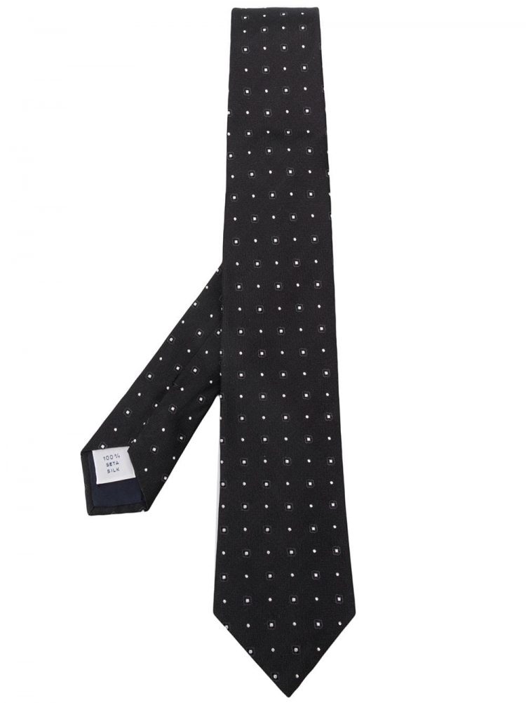 TAGLIATORE pattern black tie