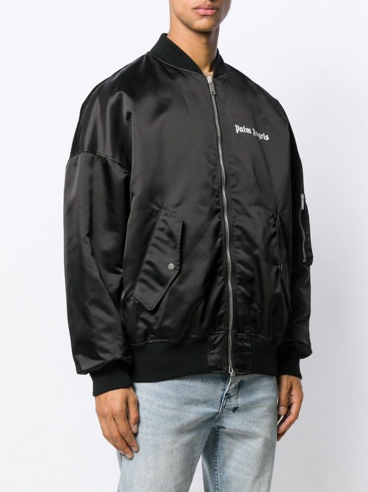 PALM ANGELS Oversized MA-1 Bomber Jacket