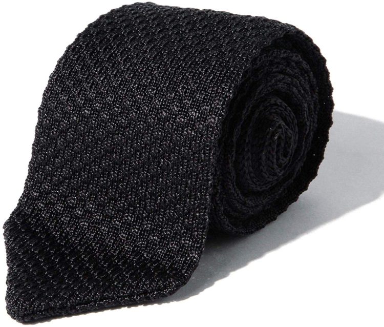 BEAMS F Silk Knit Tie Made in ITALY
