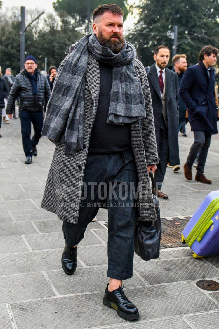 Gray Chester Coat Men's Coordinate Special! Highly sophisticated