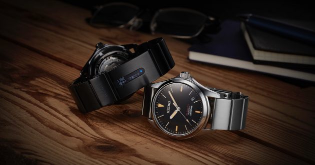 SONY and SEIKO collaborate to launch a mechanical smartwatch in limited quantities.