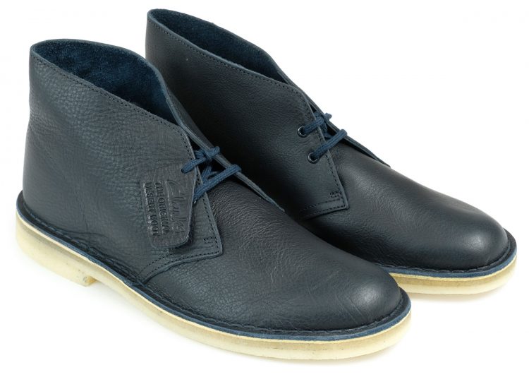 Clarks DESERT BOOT Desert Boot Clarks Men's 26125548 Leather Shoes Navy