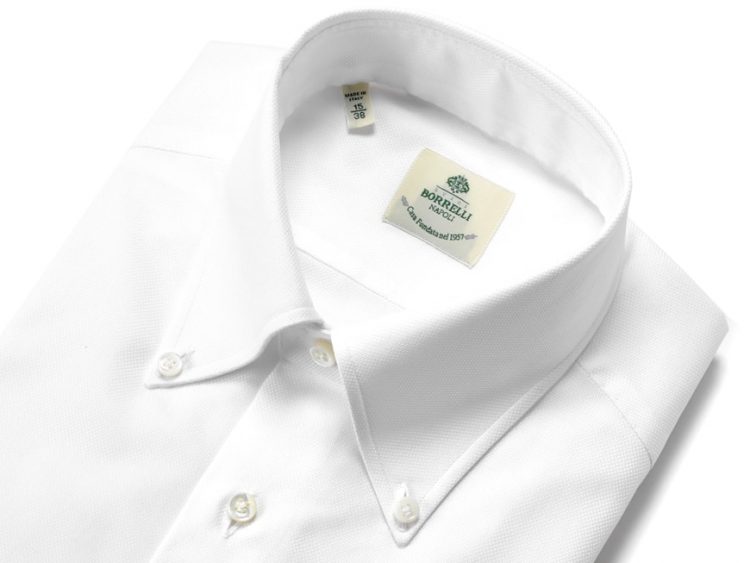 LUIGI BORRELLI button-down shirt " GABLE