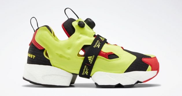 Reebok x adidas! Both brands’ masterpieces fuse together in the unexpected footgear ” Instapump Fury Boost “!