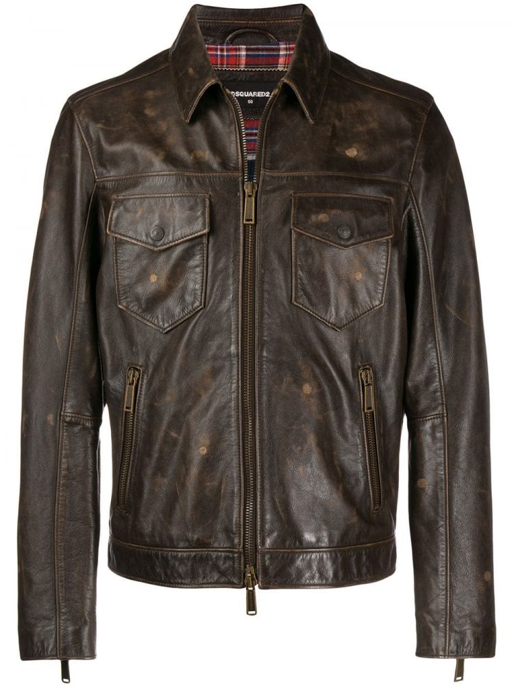 DSQUARED2 Damaged Riders Jacket