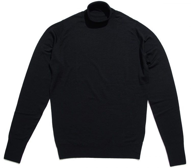 Recommended brand of black turtlenecks (2) "JOHN SMEDLEY