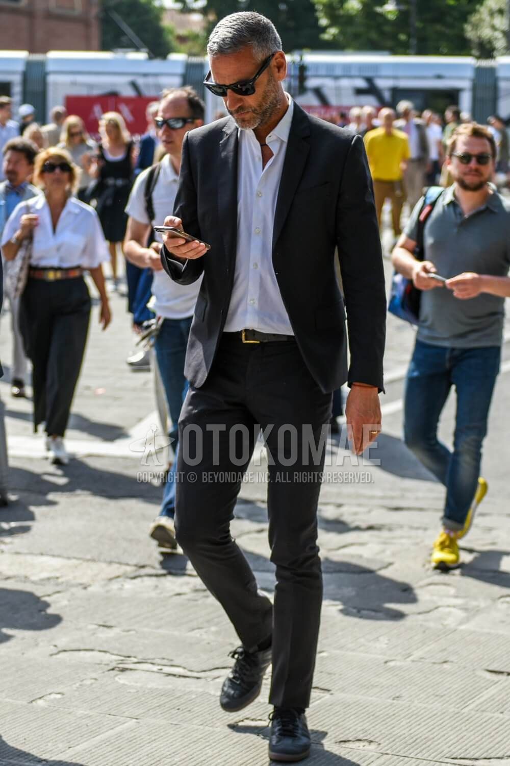 SOHO tuxedo-black runners | untamed street | men – UNTAMED STREET