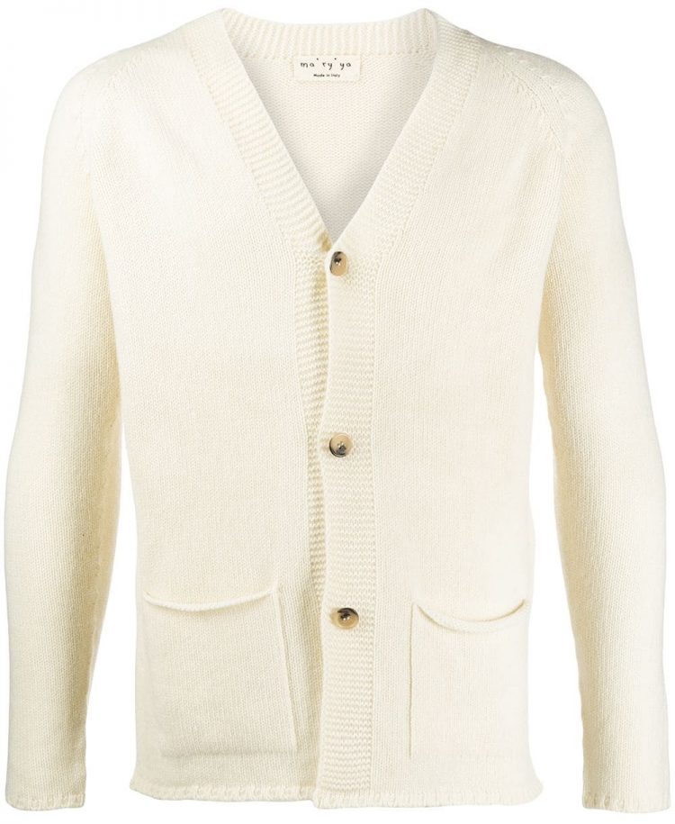 MA'RY'YA White Knit