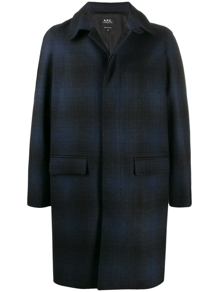 A.P.C. (アー・ペー・セー)チェック シングルコート