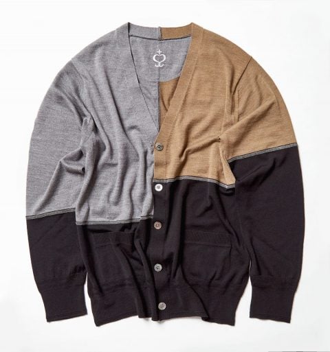 Cardigans in beige, gray, and black are unique but also very wearable.