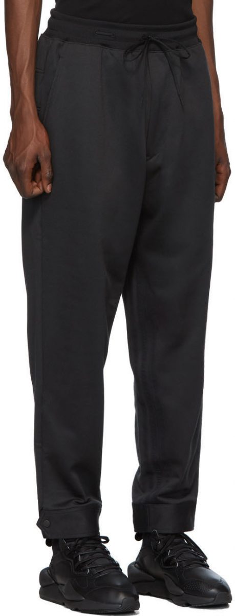Y-3 Black Yohji Letter Track Pants