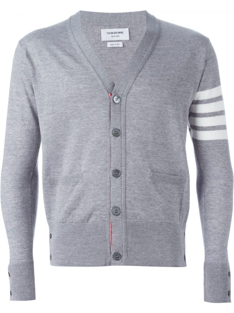 THOM BROWNE Gray Knit